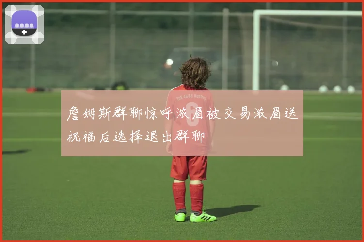 詹姆斯群聊惊呼浓眉被交易浓眉送祝福后选择退出群聊
